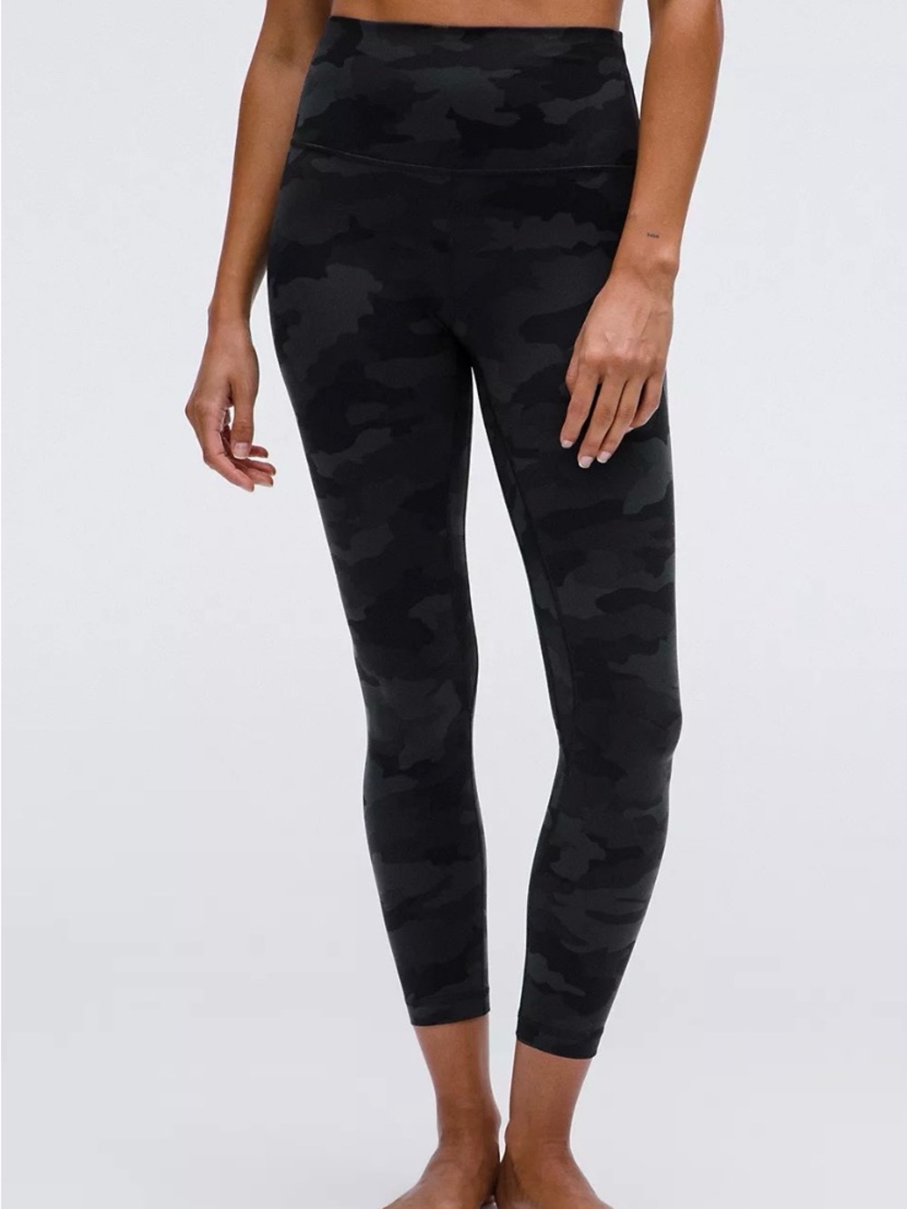 lululemon athletica High Rise Pant 25” Color: Camo Deep Coal Multi